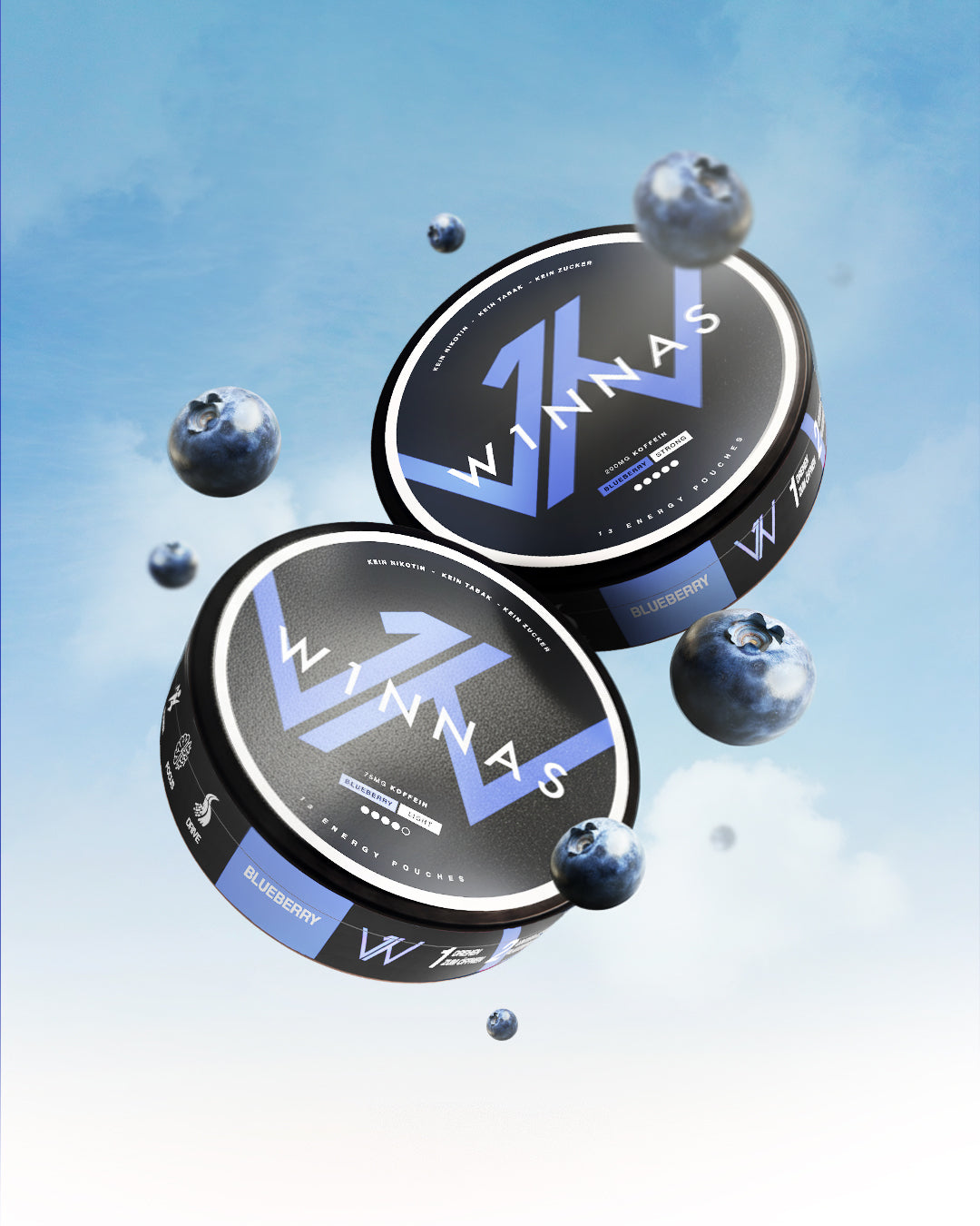 W1NNAS Blueberry vs. ZAP Blueberry: Welcher Koffein-Snus schneidet im Vergleich besser ab?