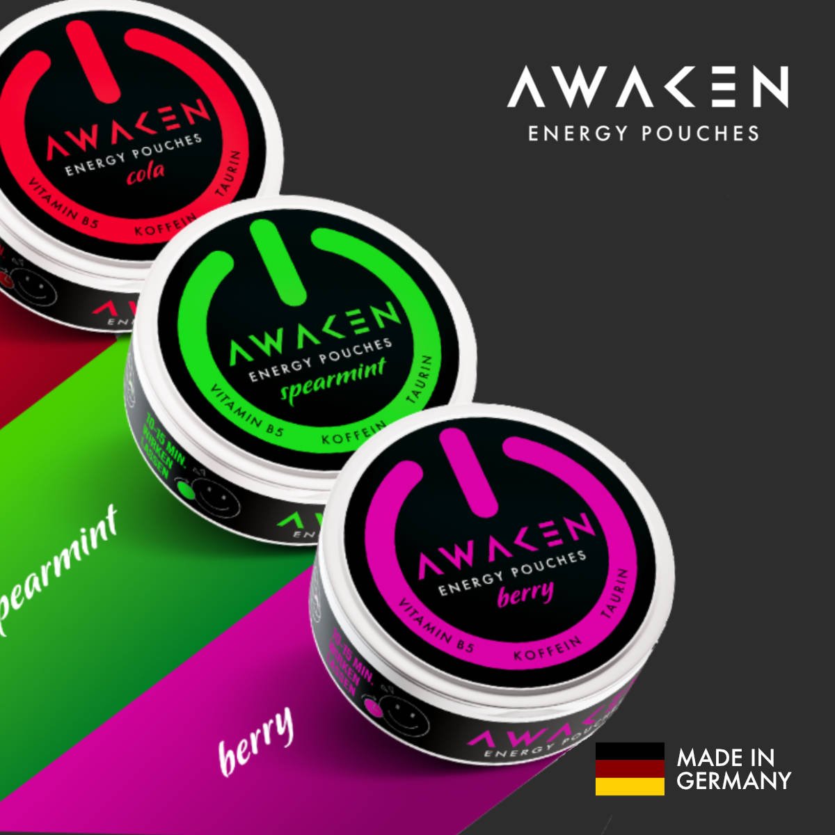 AWAKEN 6er Starter Set - PIQ | Energypouches.de